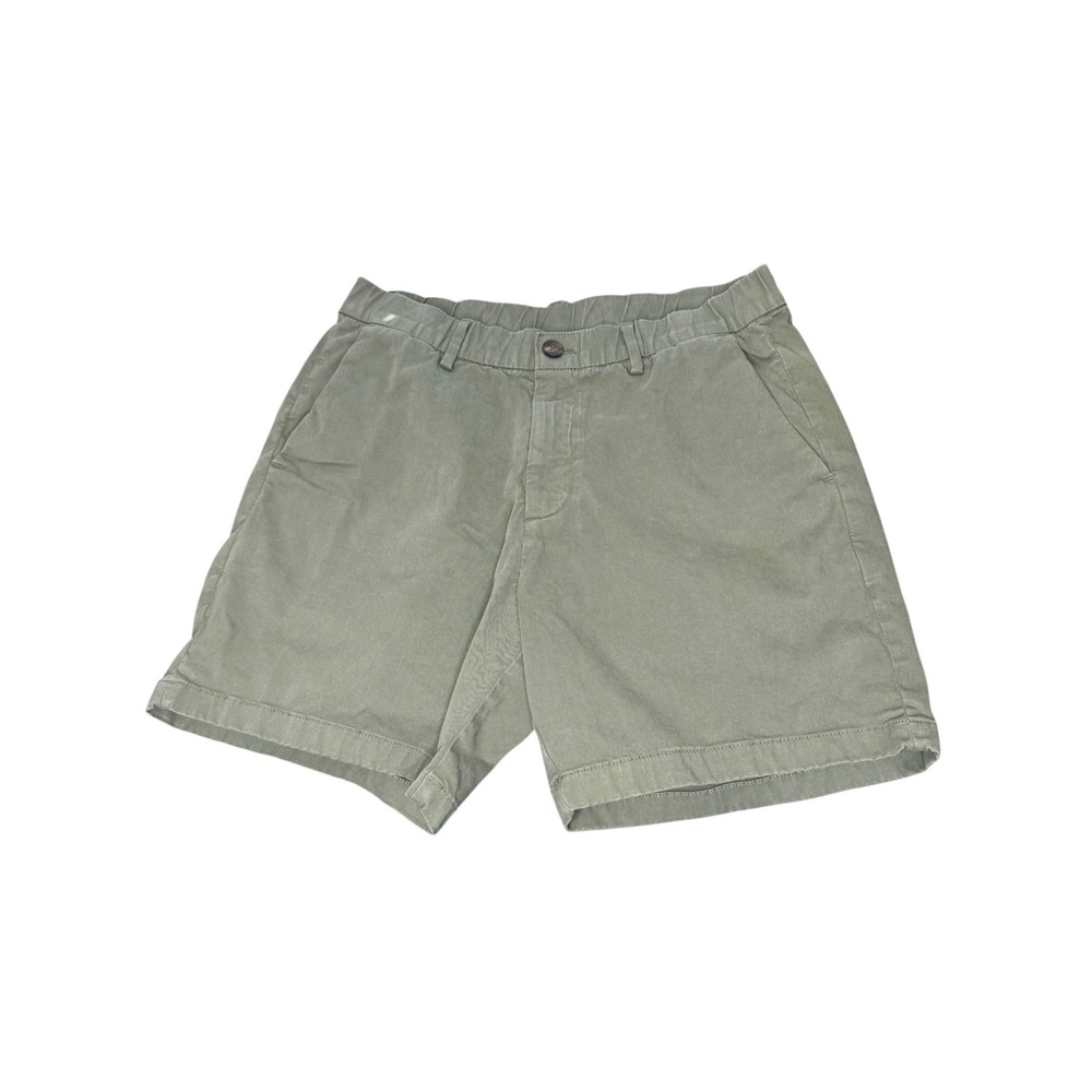 Bearbottom Clothing Mens Olive Green Stretch Chino Shorts 5.5 Inseam Size M